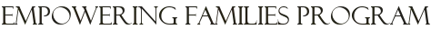Empowering Families Program logo